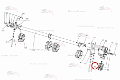 Картинка запчастей: Гидромотор Sauer Danfoss OMS 160 B92.04232 для свеклоуборочного комбайна Grimme Rexor 620/630