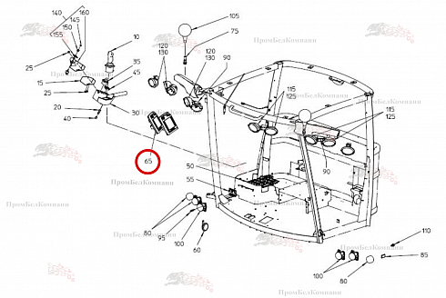 Пульт управления CCI 200 B94.05204 для свеклоуборочного комбайна Grimme Rexor 620/630