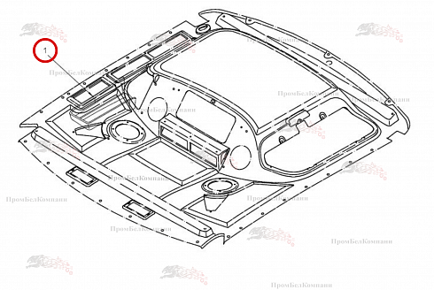 Вставка холодильной камеры B81.01017 для свеклоуборочного комбайна Grimme Rexor 620/630