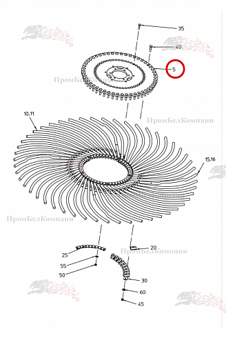 Щиток 015.88071 для свеклоуборочного комбайна Grimme Rexor 620/630