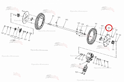 Картинка запчастей: Адаптер 015.90989 для свеклоуборочного комбайна Grimme Rexor 620/630