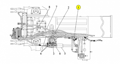Регулирующий клапан / регулятор BOSCH REXROTH EHR5-LS 0 521 222 101 ( 521222101) для тракторов МТЗ-3022 / 4522 / 2522 / 2822