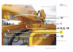 Картинка гидравлический цилиндр (гидроцилиндр) 90/35х620 26-m00-003-054-011 для свеклопогрузчика franz kleine (кляйн) rl 200 sf mouse (мышка)