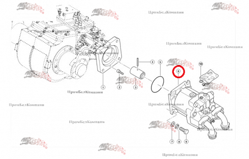 Гидромотор CLAAS 15494 05104201, 0005104201 для CLAAS LEXION 580, 570, 560
