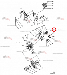 Картинка запчастей: Гидромотор Parker TG280 B92.50385 для свеклоуборочного комбайна Grimme Rexor 620/630