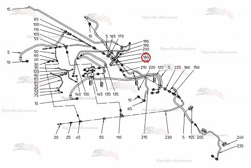 Блок-коллектор 092.01268 для свеклоуборочного комбайна Grimme Rexor 620/630