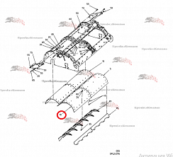 Картинка запчастей: Обшивка 076.07039 для свеклоуборочного комбайна Grimme Rexor 620/630