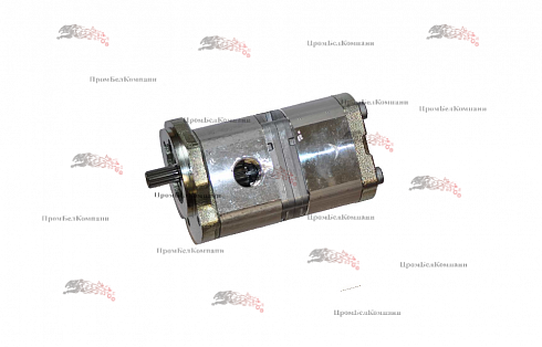 Гидронасос шестеренный 2-ух секционный (двухсекционный)  BOSCH REXROTH 07232253 ( 0110252212 ) 11+08 см3