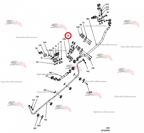 Гидравлический блок B92.20106 для свеклоуборочного комбайна Grimme Rexor 620/630