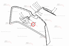 Картинка запчастей: Крышка B81.01068 для свеклоуборочного комбайна Grimme Rexor 620/630