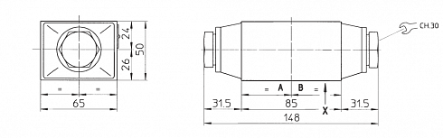 Гидроклапан  / обратный клапан Atos KR-003 35 / KR003