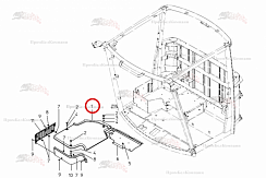 Картинка запчастей: Крышка B81.01824 для свеклоуборочного комбайна Grimme Rexor 620/630