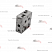 Рабочая секция ( пропорциональный клапан ) Sauer Danfoss 157B6203 PVG 32 PVB для гидрораспределителя SAUER DANFOSS PVG 83071487 