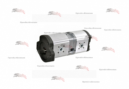 AZPF-12-019/011 Гидронасос шестеренный двухсекционный Bosch Rexroth AZPFF-12-019/011RRR2020KB 0510665128 (1519222316/AZPF-12-019RRR20KM + 1518222380/AZPF-12-011RNT20MB)