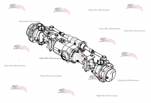 Главная передача (центральный редуктор ) переднего моста Dana Spicer 211/302 ( JCB 334/F3243 LSD 34' ) для телескопического погрузчика JCB 505-20TC