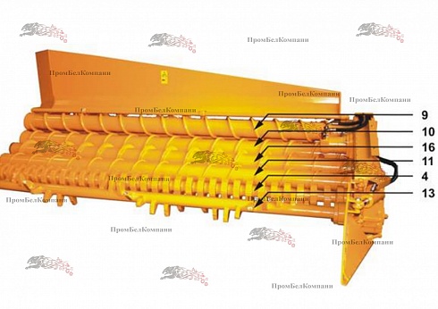 Изображение валец левый сваренный (приемный вал, левый) 28-m00-006-239 spp.09590 для franz kleine (кляйн) rl 200 sf mouse (мышка)