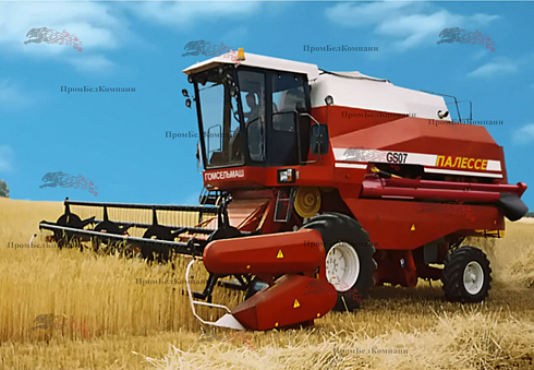 Изображение гидравлика на комбайн кзс-7 «гомсельмаш»