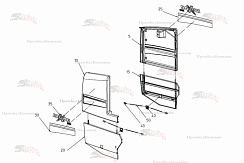 Картинка запчастей: Боковая крышка двигателя SPI.00734 для свеклоуборочного комбайна Grimme Rexor 620/630