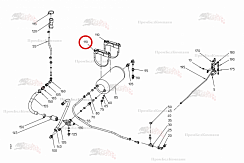 Картинка запчастей: Натяжная лента с консолью B89.05011 для свеклоуборочного комбайна Grimme Rexor 620/630