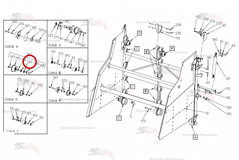 Шарикоподшипник 6205 ZZRST B96.00399 для свеклоуборочного комбайна Grimme Rexor 620/630
