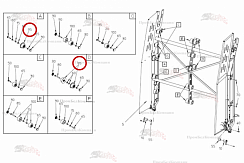 Картинка запчастей: Опорный ролик с бортиком 602.00204 для свеклоуборочного комбайна Grimme Rexor 620/630