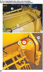 Картинка запчастей: Двигатель-стабилизатор для свеклоуборочного комбайна Franz kleine SF 10-2 