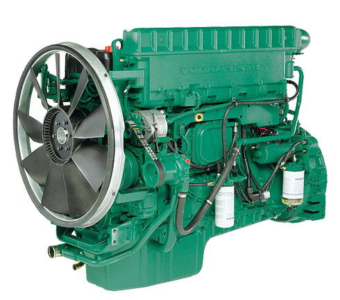 Изображение запчастей: Двигатель VOLVO Penta 12 1 TWD 1240 VE. (6-ти цилиндровый)