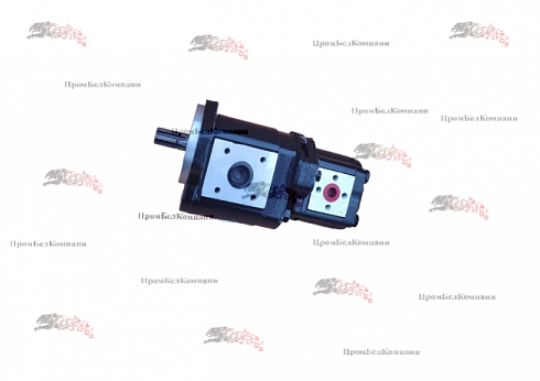 Гидронасос шестеренный двухсекционный Hydrosila НШ25Д-10Д-33Л21 4АА / GP2.5K 25/2K10L-A333AA-F / НШ-25Д-10Д-3Л для КВК-800, КСК-600