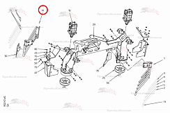 Картинка запчастей: Направляющая гребенка 101.06764 для свеклоуборочного комбайна Grimme Rexor 620/630
