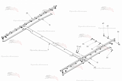 Картинка запчастей: Основание дна бункера SPI.00635 для свеклоуборочного комбайна Grimme Rexor 620/630