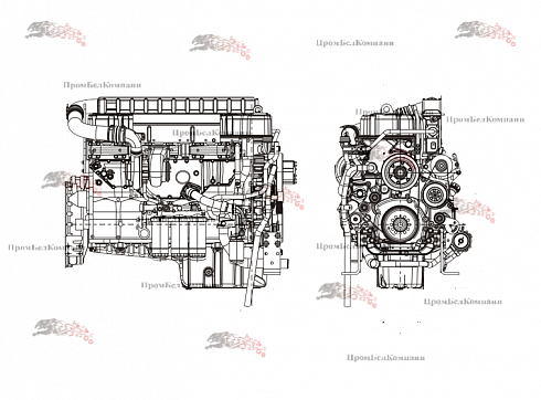 Запасные части двигателя VOLVO Penta TWD1240VE / TWD 1240 VE