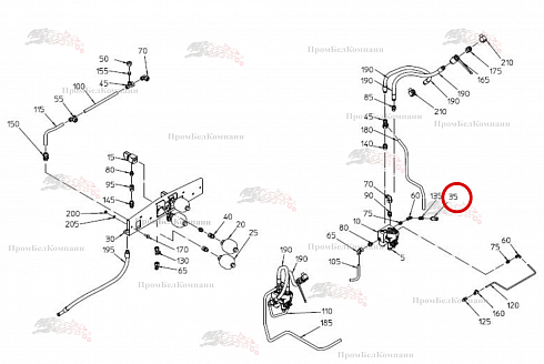 Датчик давления PR2 B92.05933 для свеклоуборочного комбайна Grimme Rexor 620/630