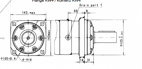 ALSG6-400 Гидромотор героторный IOW Amberline Hydraulics ALSG6-400-KW4-C040-01 ( Danfoss OMT-400, 151B0204, 151B0401, 151B3004, Hydromot CPMT 400, Maxima MAT 400 C, M+S МТ 400 С, Orbimotors HMT 400 C, BMT 400, SMT 400, EPMT400C ) для буровых установок