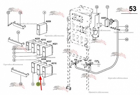 Модуль CLAAS 014 903.X / 014903.X для Claas Lexion 510, Lexion 530, Lexion 540, Lexion 550, Lexion 560, Lexion 560 Montana, Lexion 570, Lexion 580, Lexion 590, Lexion 590 R, Lexion 595 R, Lexion 600