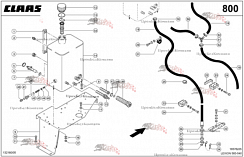 Картинка запчастей: Бак 0006691952 для комбайна CLAAS LEXION 560