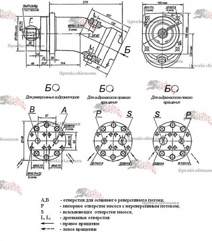 Изображение гидронасос 410.56-11.02у1 нерегулируемый аксиально-поршневой