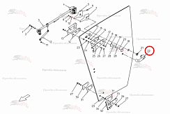 Картинка запчастей: Ручка снаружи B81.00623 для свеклоуборочного комбайна Grimme Rexor 620/630