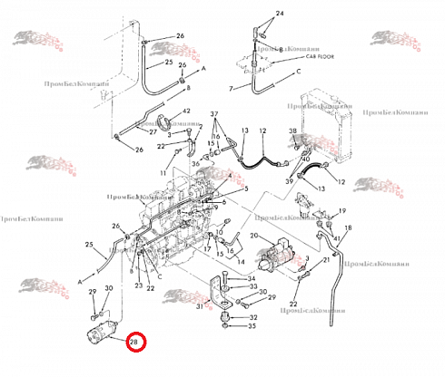Гидронасос CNH Industrial 86643699 для New Holland 2450, New Holland 2550