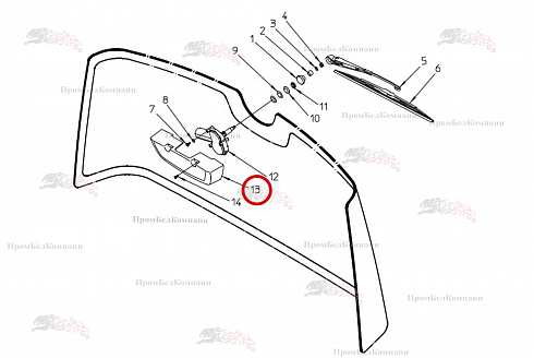 Крышка B81.01068 для свеклоуборочного комбайна Grimme Rexor 620/630