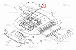 Картинка запчастей: Крышка B81.00872 для свеклоуборочного комбайна Grimme Rexor 620/630