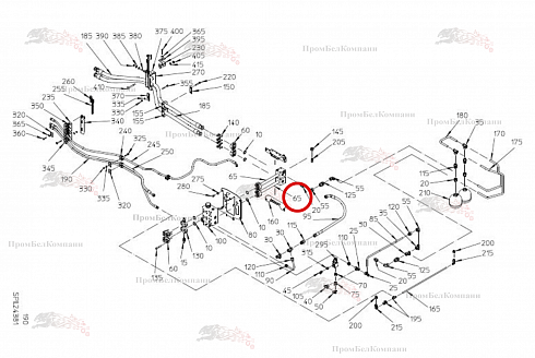 Фланцевое  соединение B092.02175 для свеклоуборочного комбайна Grimme Rexor 620/630