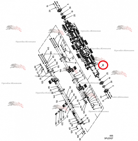 Мультивал 101.01818 для свеклоуборочного комбайна Grimme Rexor 620/630
