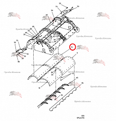 Картинка запчастей: Обшивка 076.06043 для свеклоуборочного комбайна Grimme Rexor 620/630