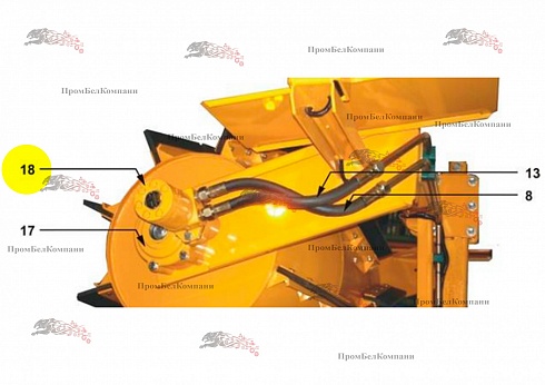 Изображение запчастей: Гидромотор (гидродвигатель) A0-200-013-041 для свеклопогрузчика Franz Kleine (Кляйн) RL 200 SF Mouse (Мышка)
