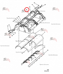 Картинка запчастей: Корпус 101.07254 для свеклоуборочного комбайна Grimme Rexor 620/630