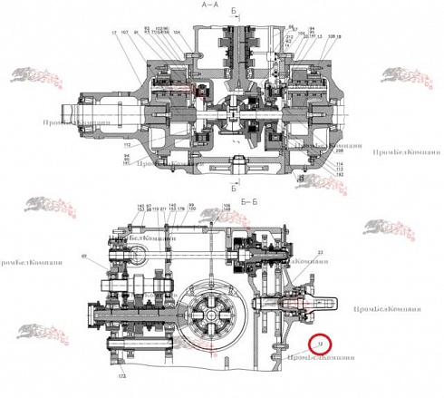 Корпус заднего моста 2522-2401015-Б для МТЗ-2522 / МТЗ-3022 / МТЗ-3522