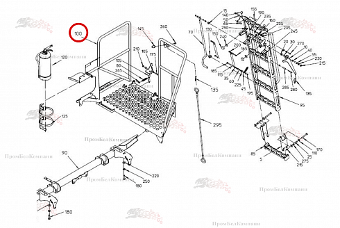 Платформа 101.01683 для свеклоуборочного комбайна Grimme Rexor 620/630