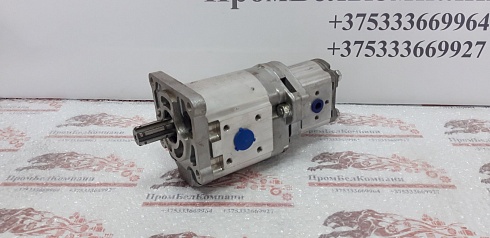 GP2.5K32/2K10R Гидронасос шестеренный Hydrosila двухсекционный (2-ух секционный)  GP2.5K32/2K10R-A203AA-TS