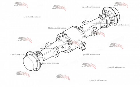 Задний мост JCB 453/M9374 / 453/M9374/01/8944 для техники JCB