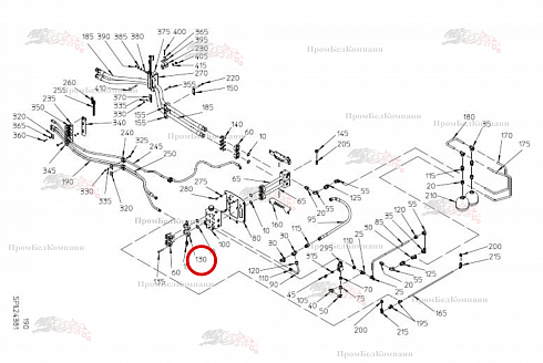 Полнофланцевый адаптер B92.50270 для свеклоуборочного комбайна Grimme Rexor 620/630